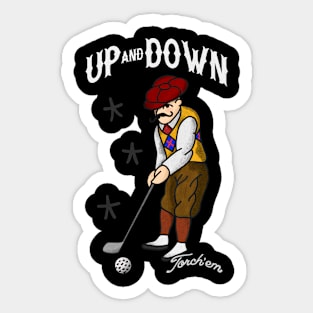 Up and down! Sticker